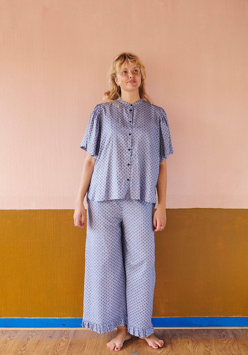 HABIBA ASTRID BUTTERFLY SHIRT Shirt SAPPHIRE