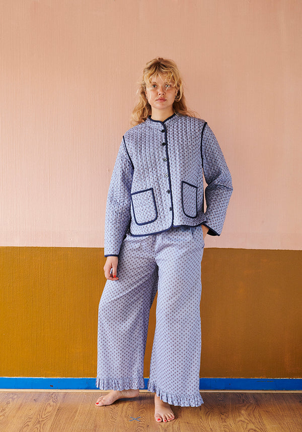 HABIBA ASTRID QUILTED CHINA JACKET Jacket SAPPHIRE