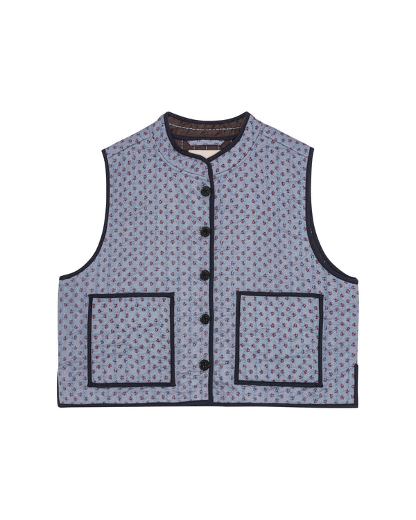 HABIBA ASTRID QUILTED WAISTCOAT Waistcoat SAPPHIRE