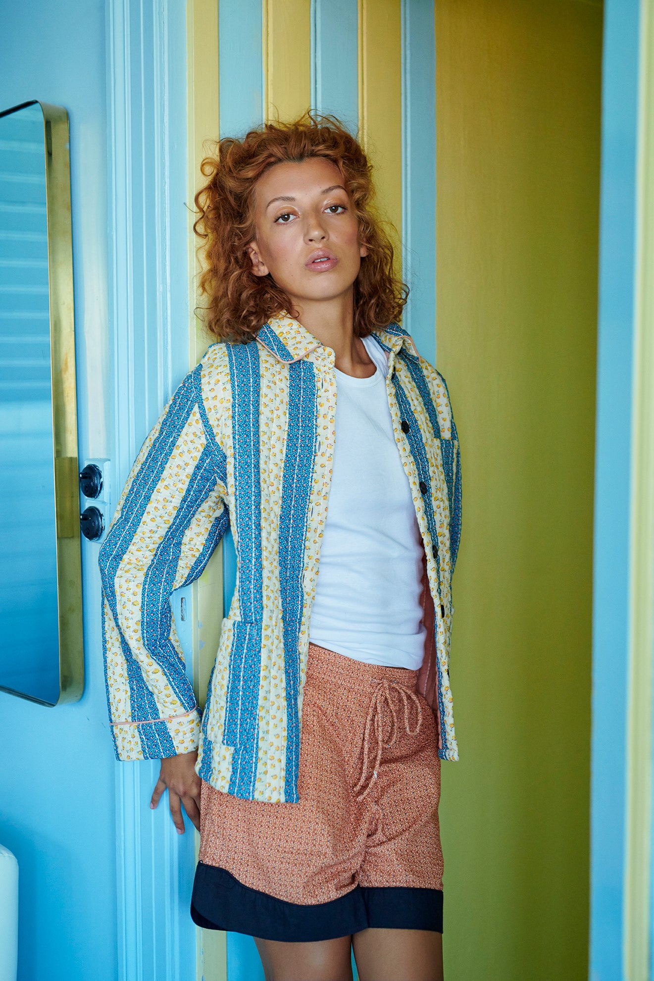 HABIBA BETTY QUILTED JACKET Jacket MULTI COLOUR