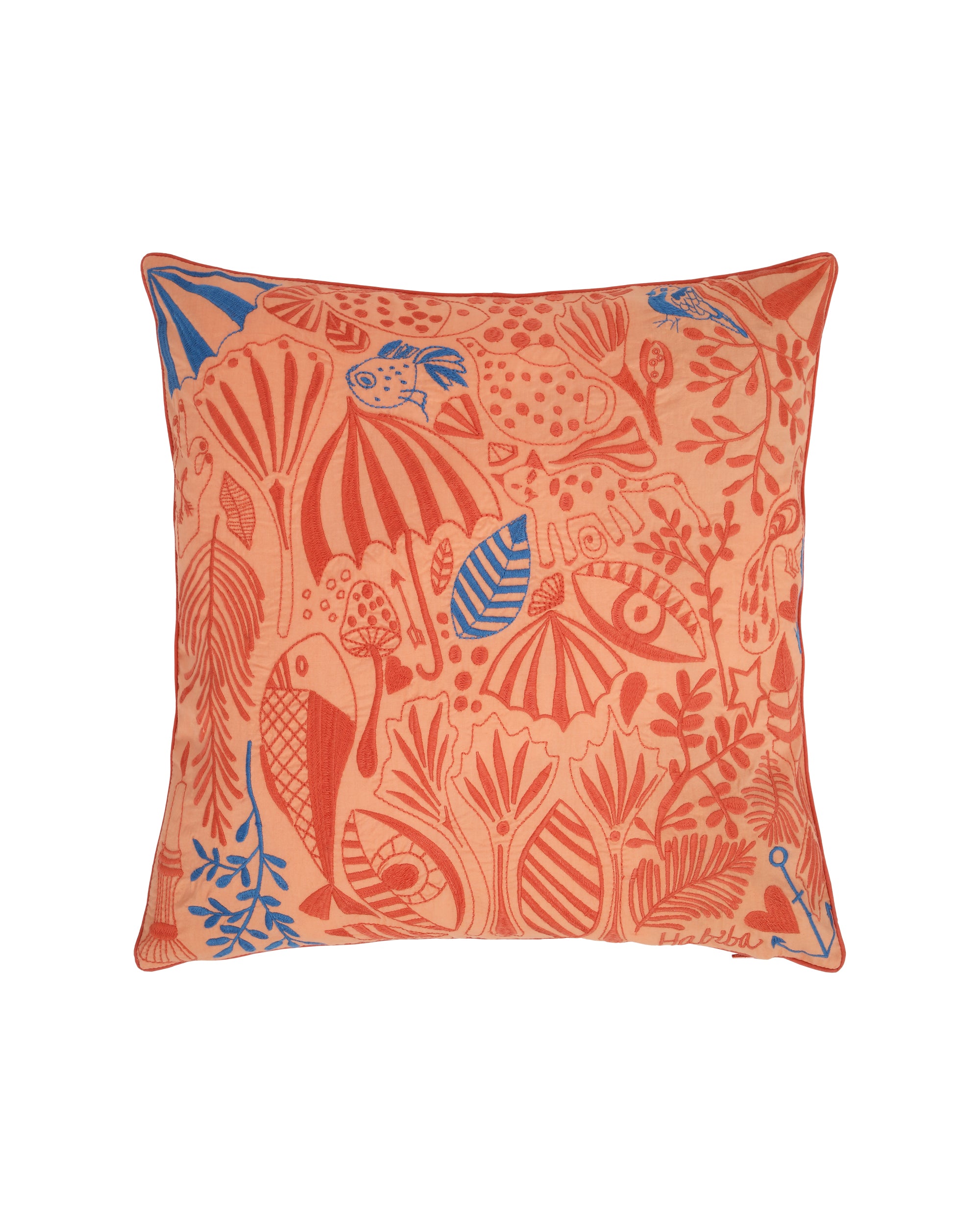 HABIBA BIBI CUSHION Cushion SALMON