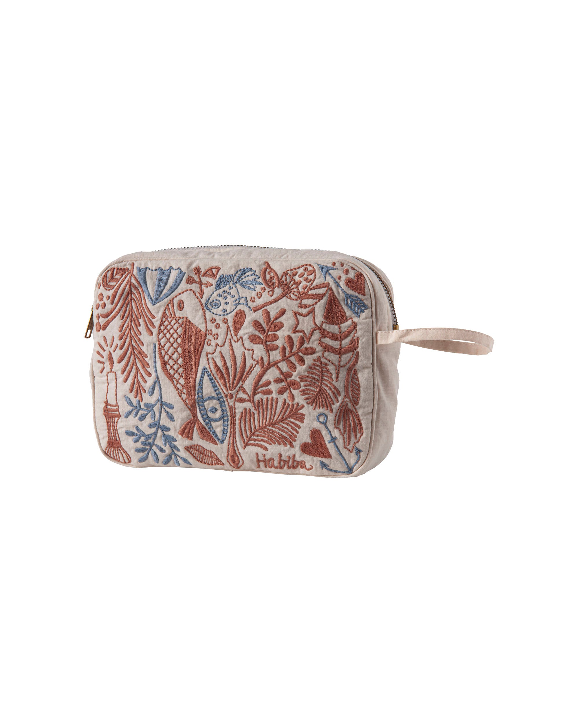 HABIBA BIBI MAKEUP CLUTCH Makeup clutch IVORY