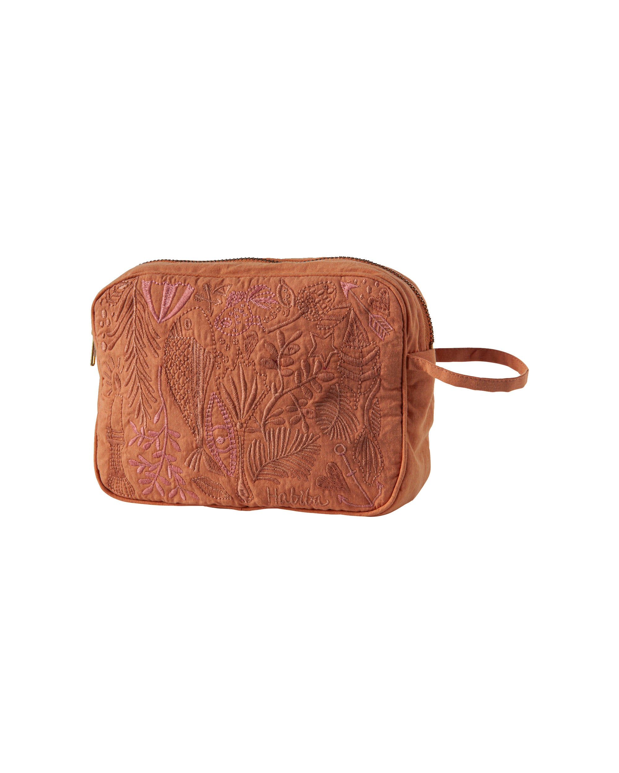 HABIBA BIBI MAKEUP CLUTCH Makeup clutch NOUGAT