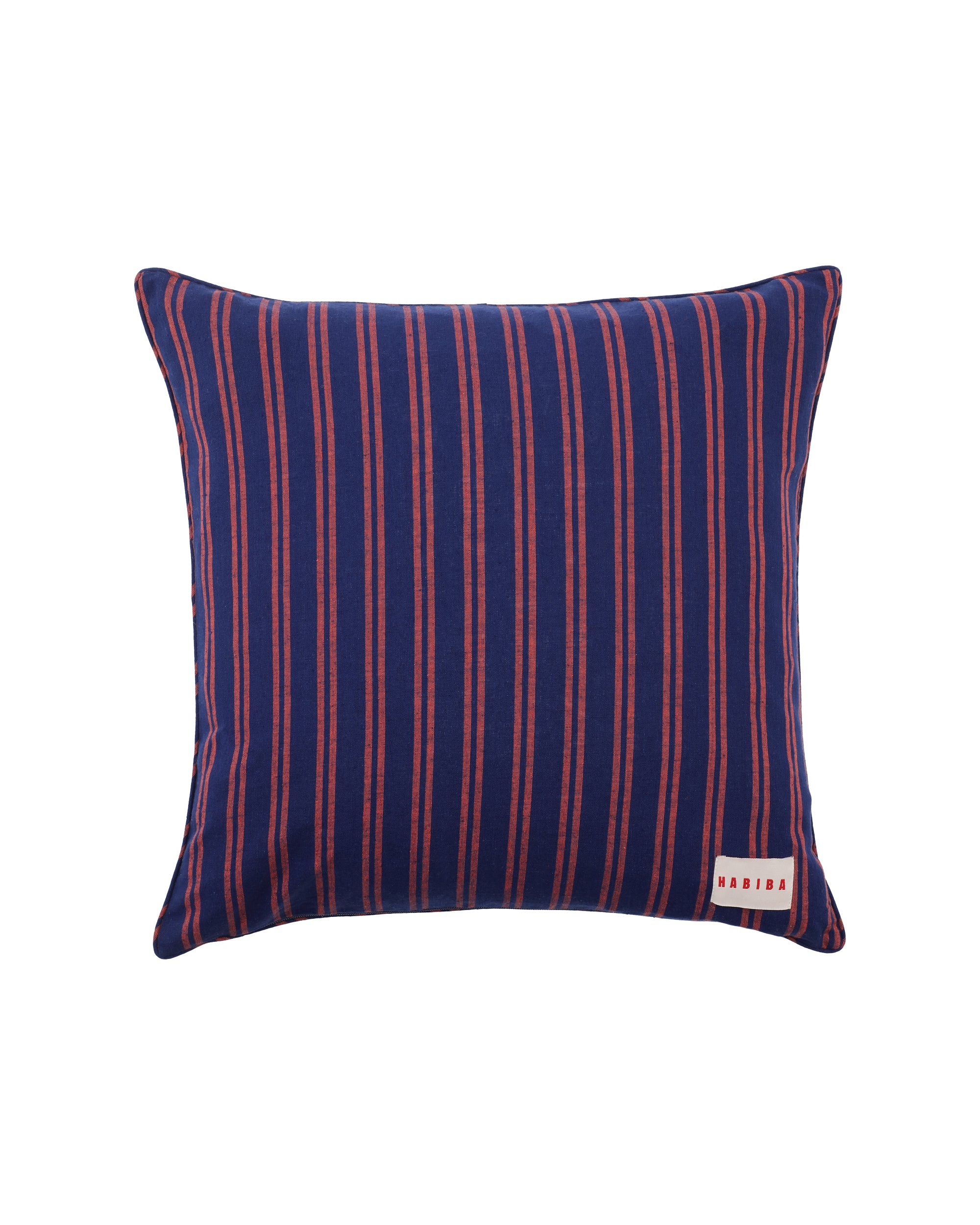 HABIBA BOLSTER STRIPE CUSHION Cushion INDIGO