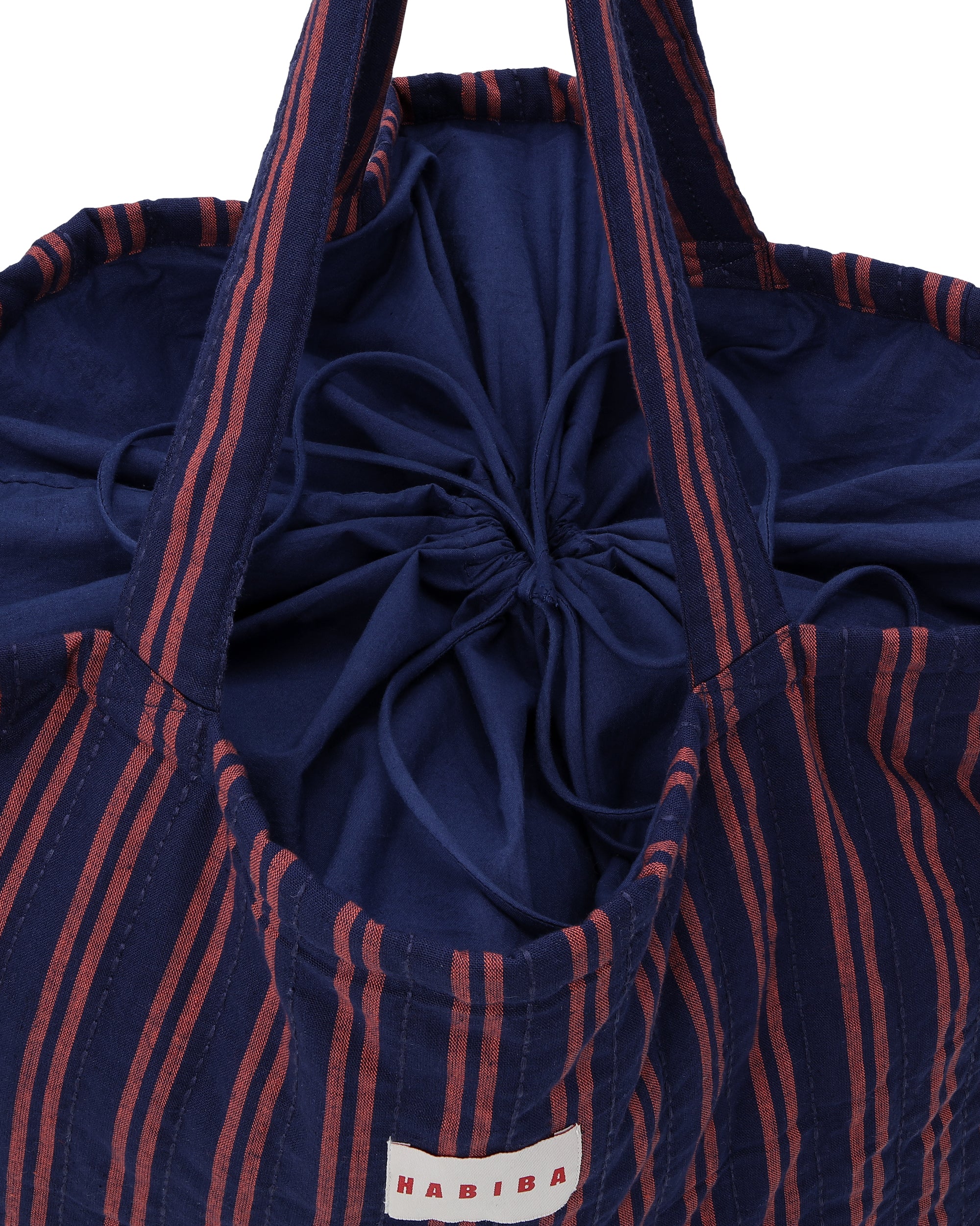 HABIBA BOLSTER STRIPE TOTE BAG Tote bag INDIGO