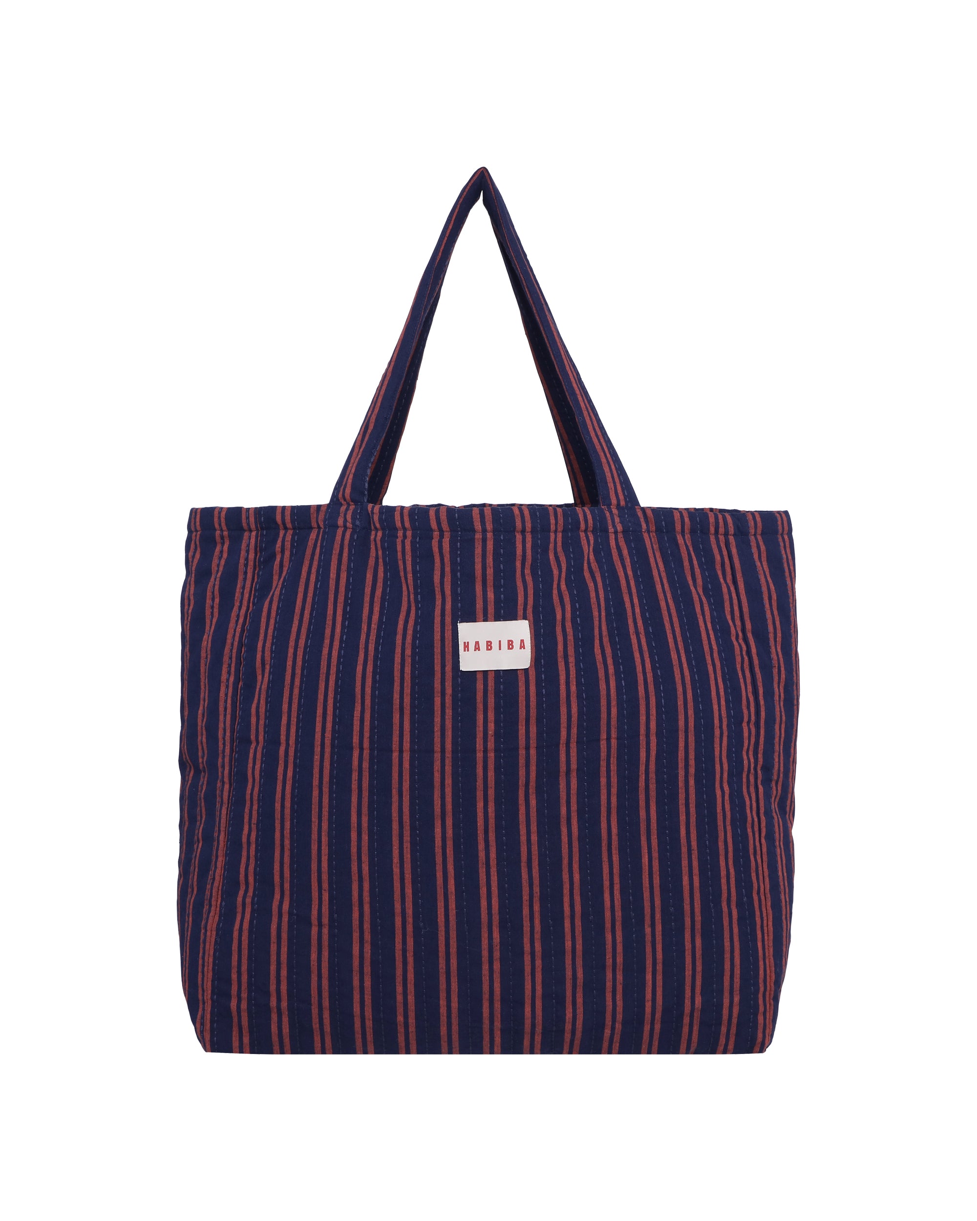 HABIBA BOLSTER STRIPE TOTE BAG Tote bag INDIGO