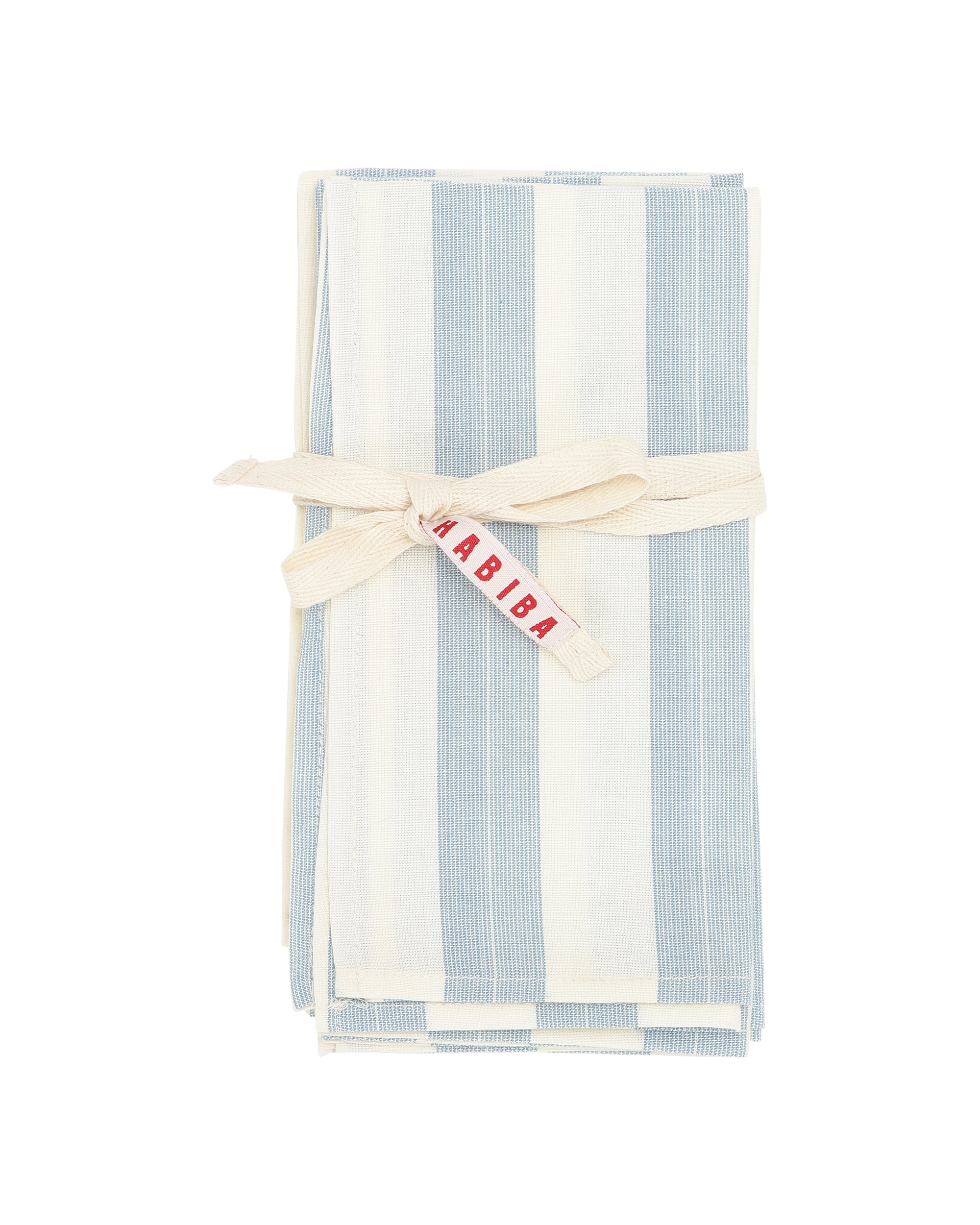 HABIBA CAPRI STRIPE NAPKINS 4 pcs set Table napkins BLUE MOON