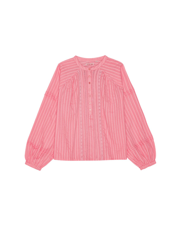 HABIBA LAURA BLOUSE WITH GATHERINGS Blouse FLAMINGO