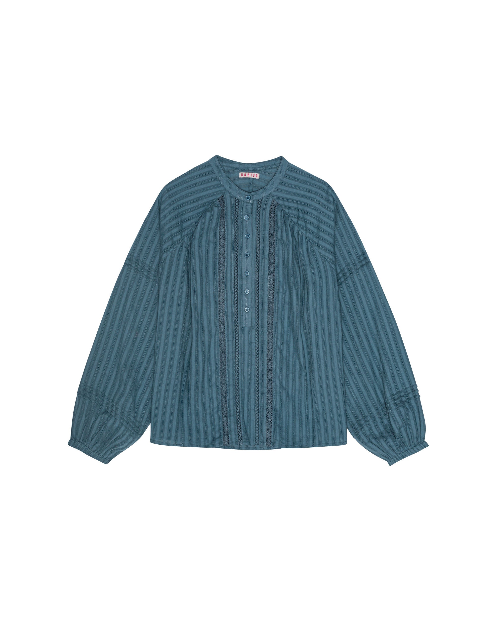 HABIBA LAURA BLOUSE WITH GATHERINGS Blouse SEA
