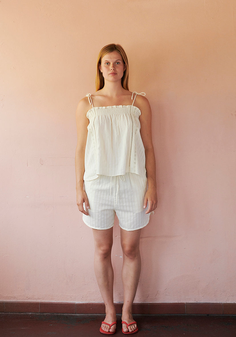 HABIBA LAURA STRAP TOP Top VANILLA