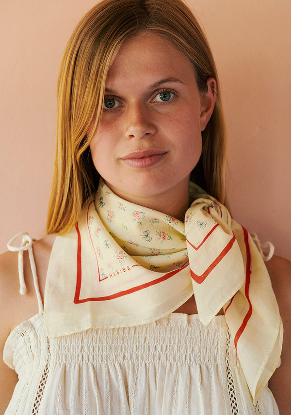 HABIBA LITTLE BOW BANDANA Bandana VANILLA