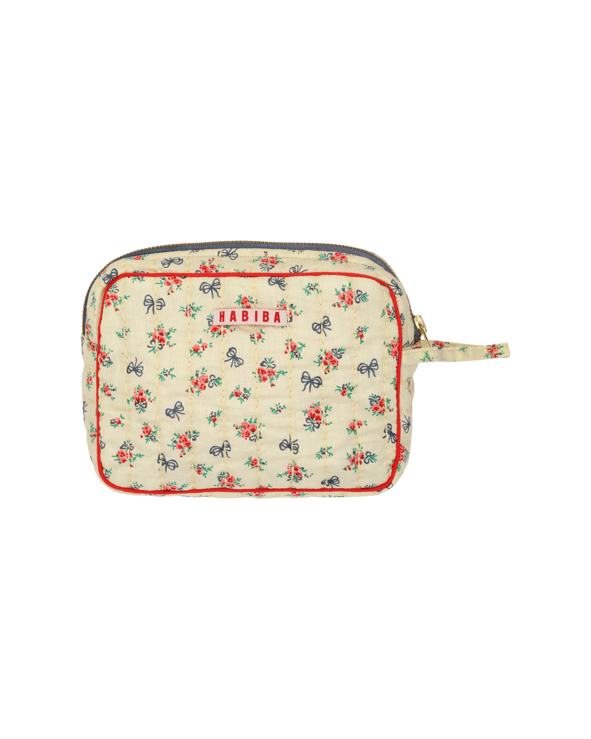 HABIBA LITTLE BOW MAKEUP CLUTCH Makeup clutch VANILLA