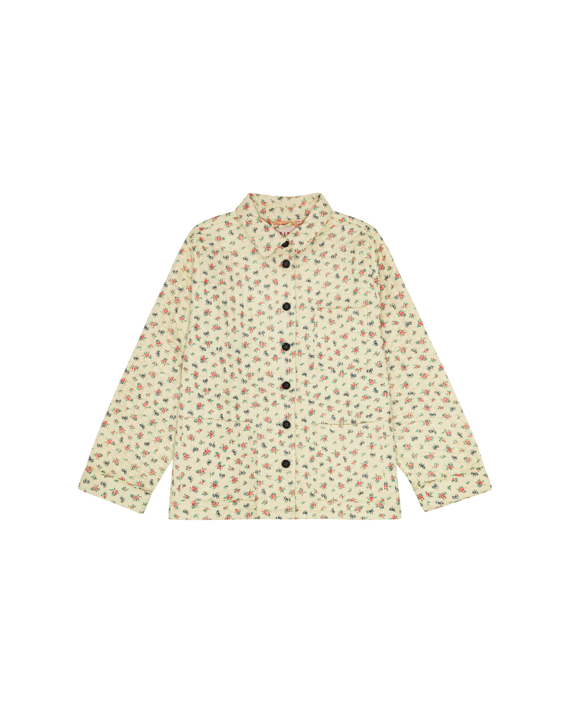 HABIBA LITTLE BOW QUILTED JACKET Jacket VANILLA