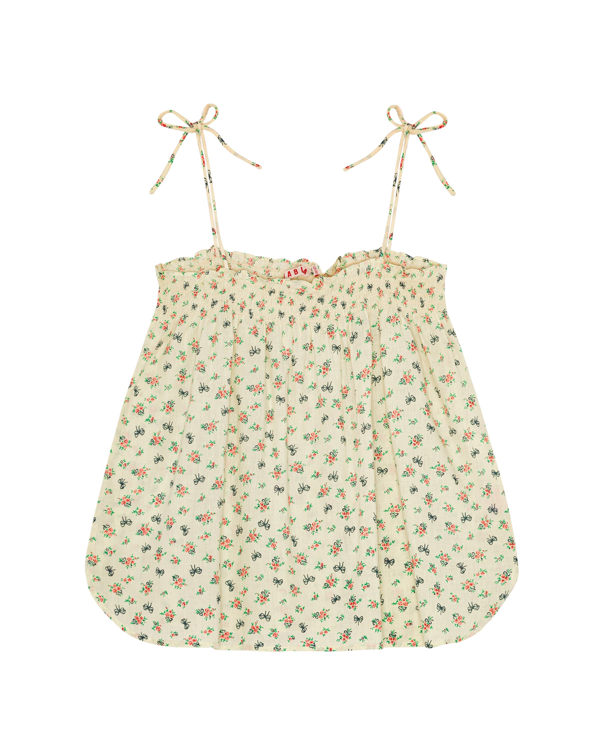 HABIBA LITTLE BOW STRAP TOP Top VANILLA