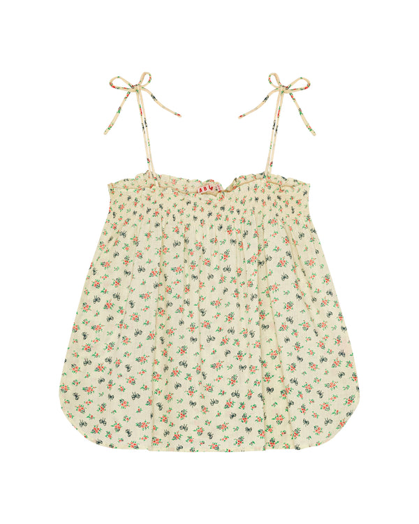 HABIBA LITTLE BOW STRAP TOP Top VANILLA