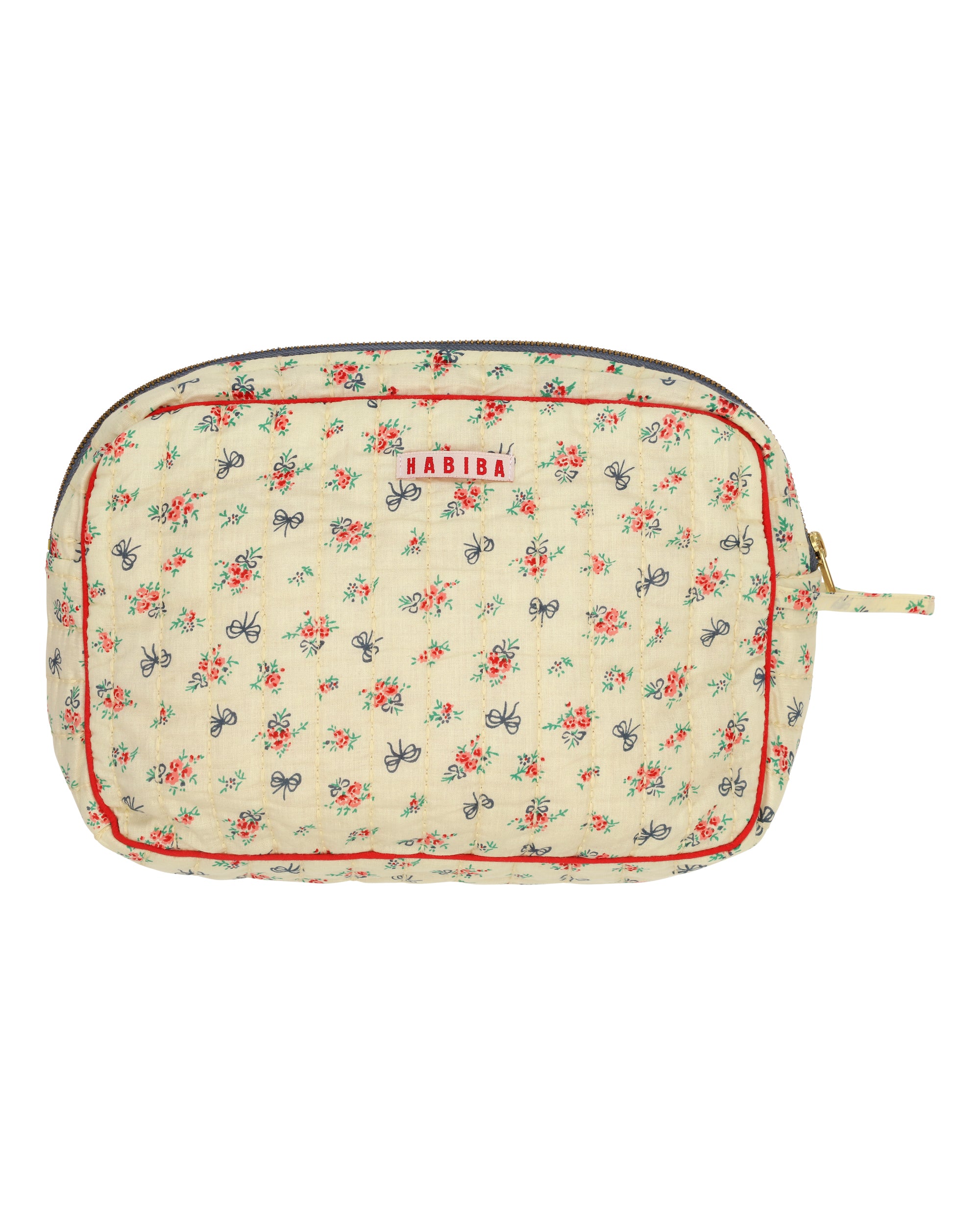 HABIBA LITTLE BOW TOILETRY BAG Toiletry bag VANILLA