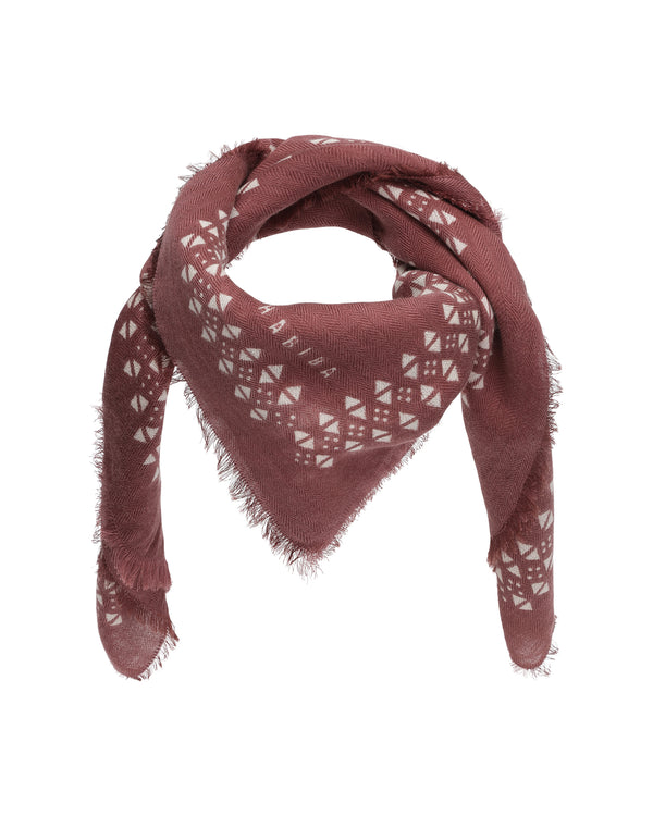 HABIBA PALOMA SCARF Bananas & Scarves BURGUNDY