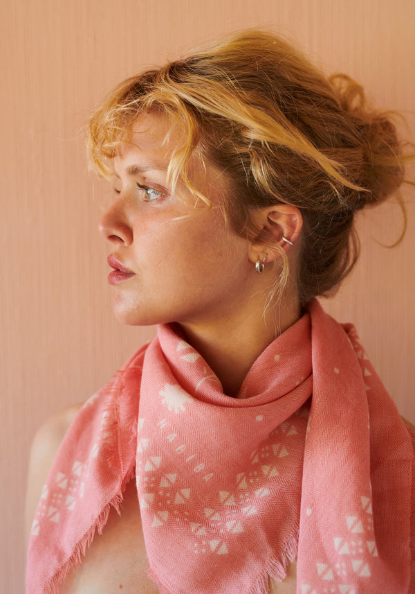 HABIBA PALOMA SCARF Bananas & Scarves PINK