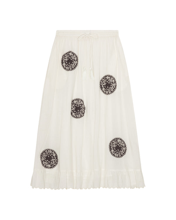 HABIBA PATTIE MAXI SKIRT Skirt VANILLA