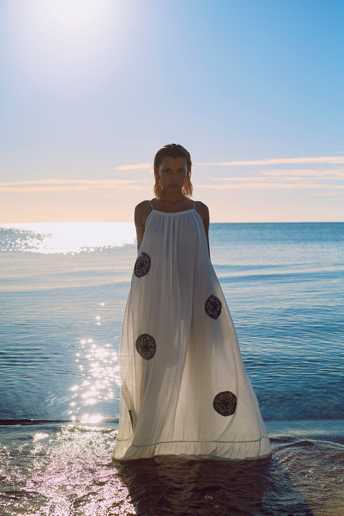 HABIBA PATTIE STRAP DRESS MAXI Dress VANILLA