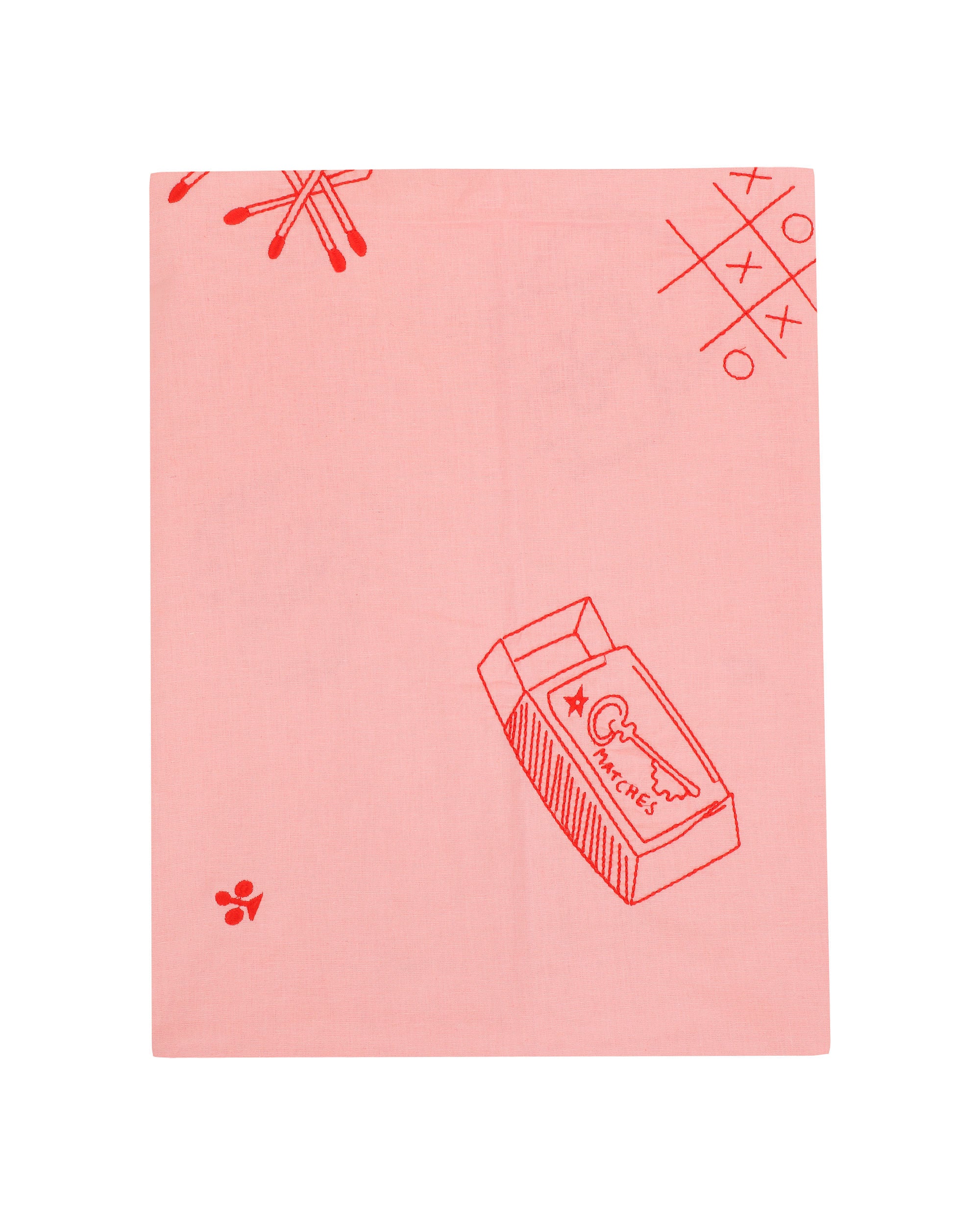 HABIBA POLLY EMBROIDERY TABLE CLOTH Table cloth FLAMINGO
