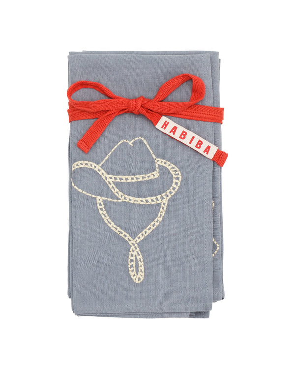 HABIBA POLLY EMBROIDERY TABLE NAPKINS 4 PCS Table napkins SEA