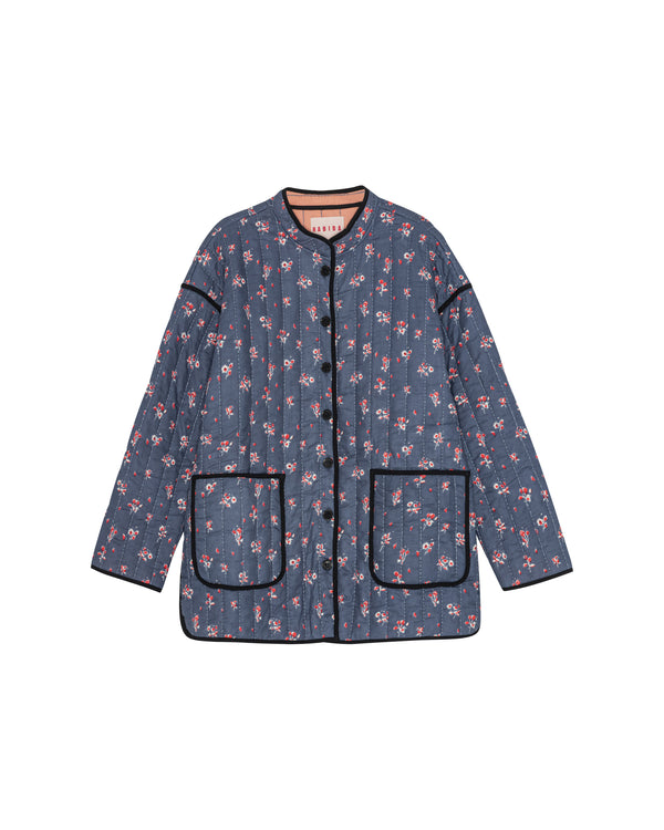 HABIBA REBECCA QUILTED COAT Coat SAPPHIRE