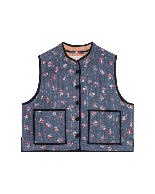 HABIBA REBECCA QUILTED WAISTCOAT Waistcoat SAPPHIRE