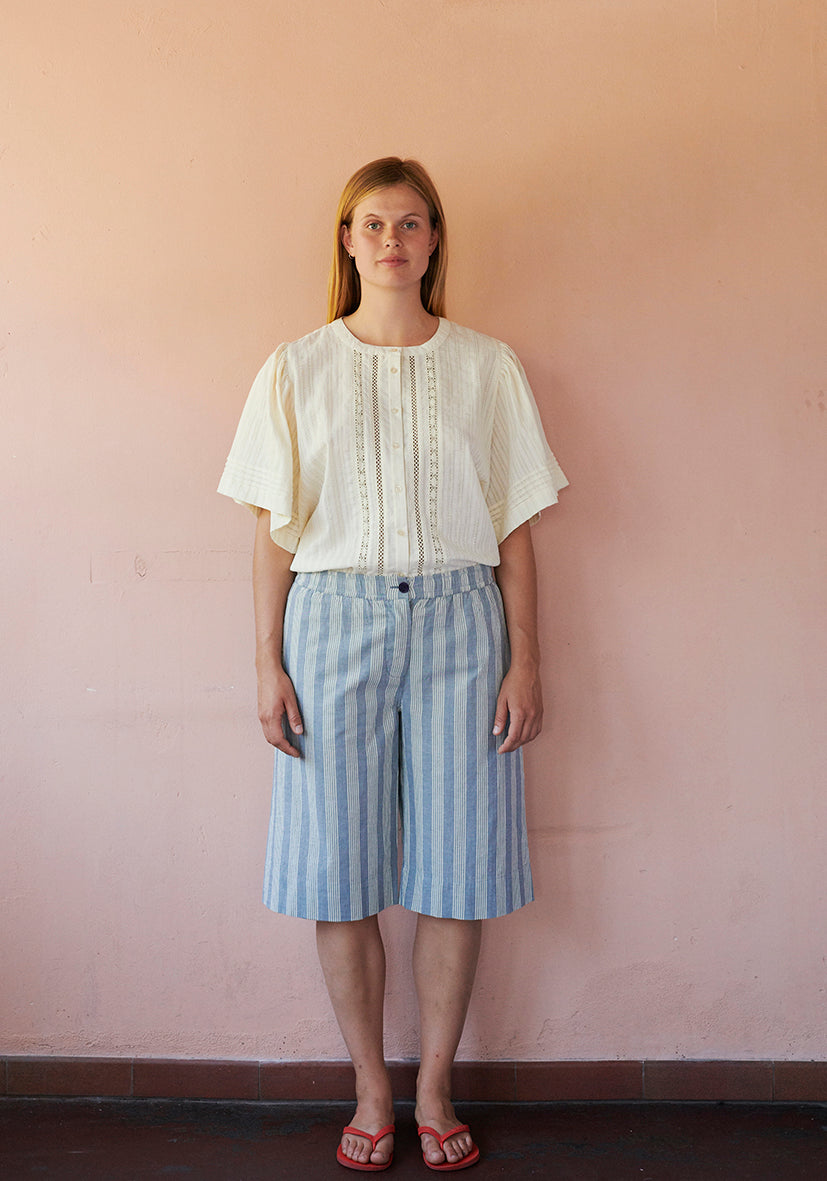 HABIBA STOCKHOLM STRIPE BERMUDA SHORTS Shorts SEA