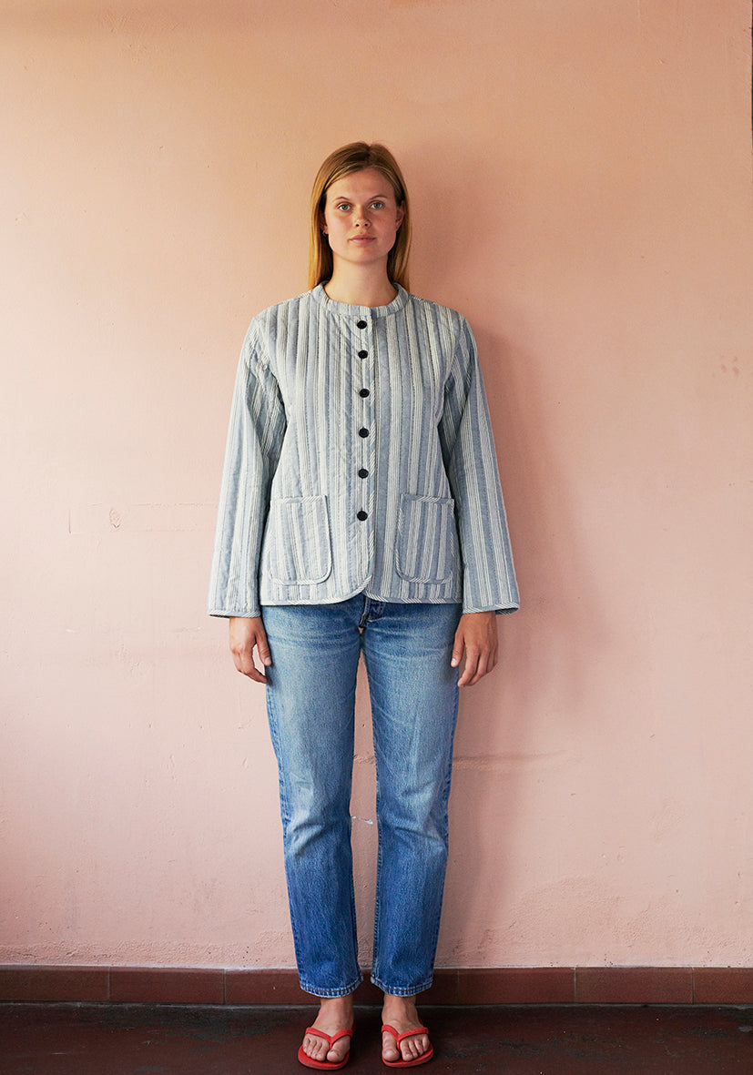HABIBA STOCKHOLM STRIPE CHINA JACKET Jacket SEA