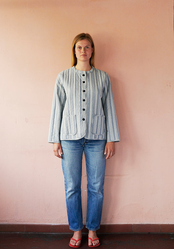 HABIBA STOCKHOLM STRIPE CHINA JACKET Jacket SEA