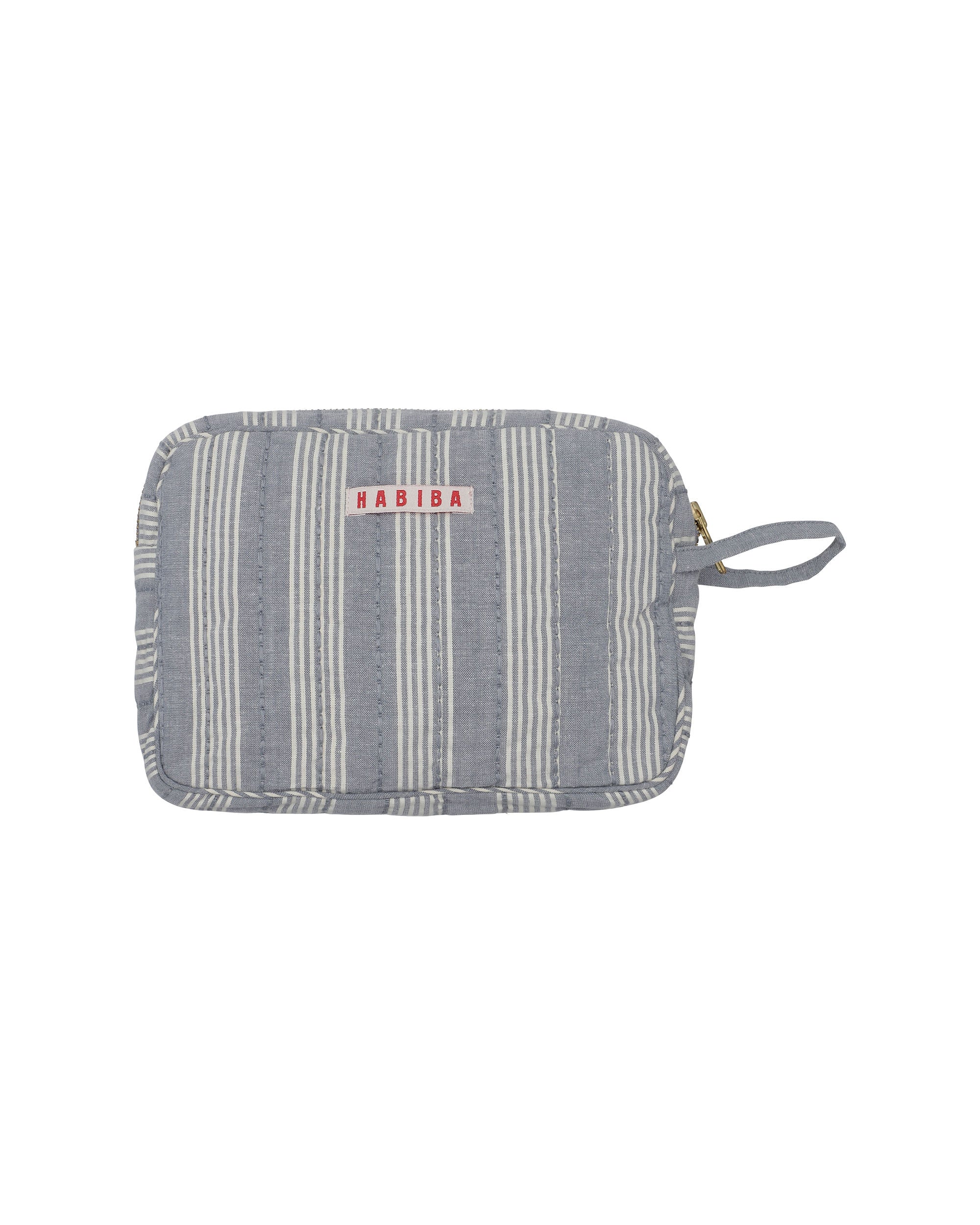 HABIBA STOCKHOLM STRIPE MAKE UP CLUTCH Makeup clutch SEA