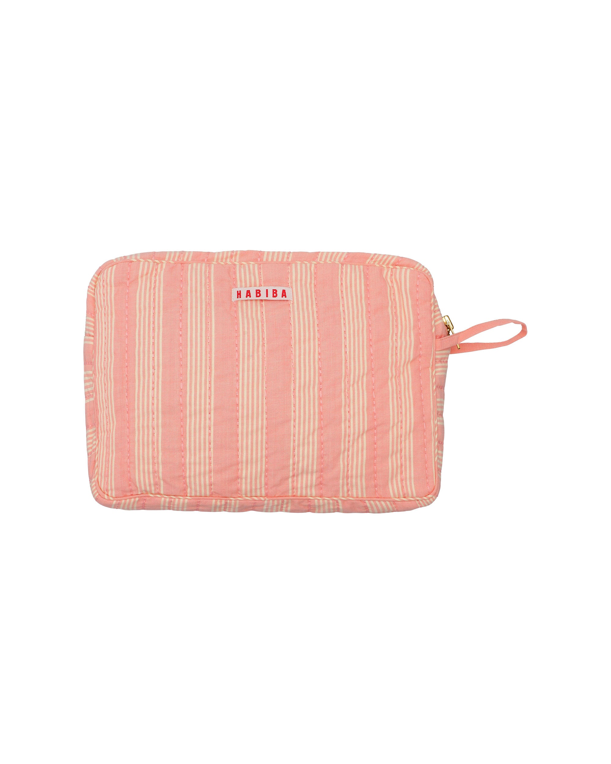 HABIBA STOCKHOLM STRIPE TOILETRY BAG Toiletry bag FLAMINGO