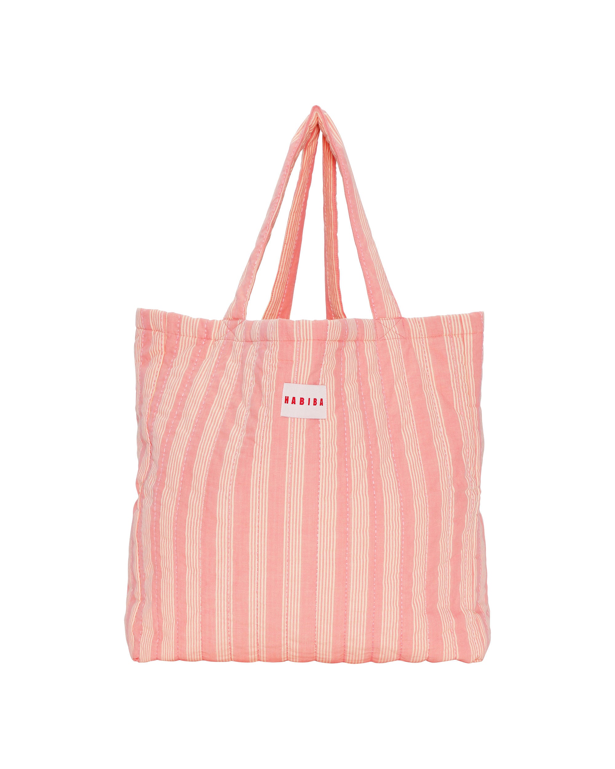 HABIBA STOCKHOLM STRIPE TOTE BAG Tote bag FLAMINGO