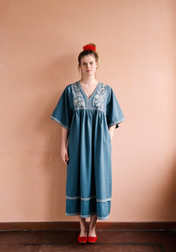 HABIBA VANESSA DRESS 3/4 SLEEVE Dress BLUE MOON
