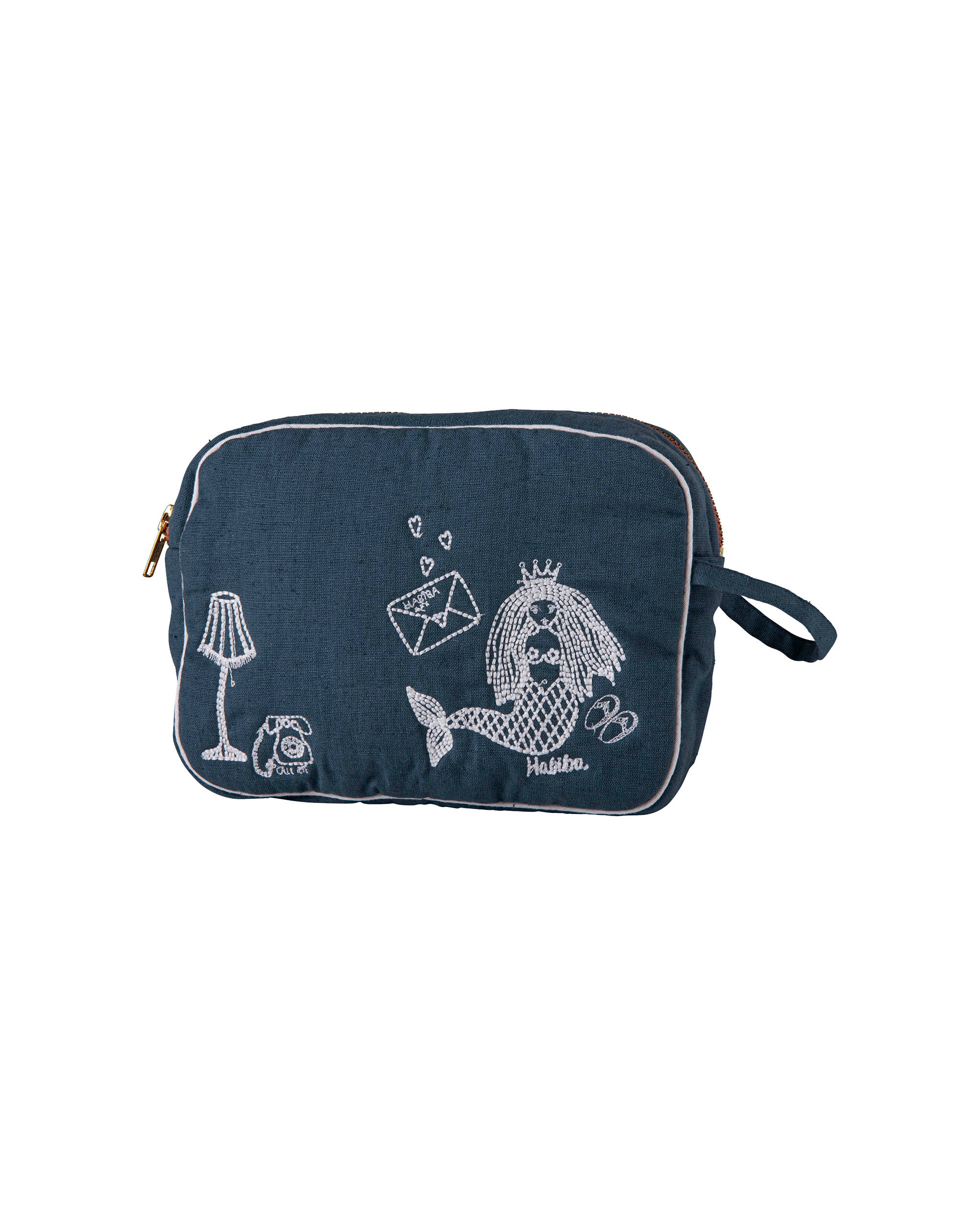 HABIBA VANESSA MAKEUP CLUTCH Makeup clutch BLUE MOON