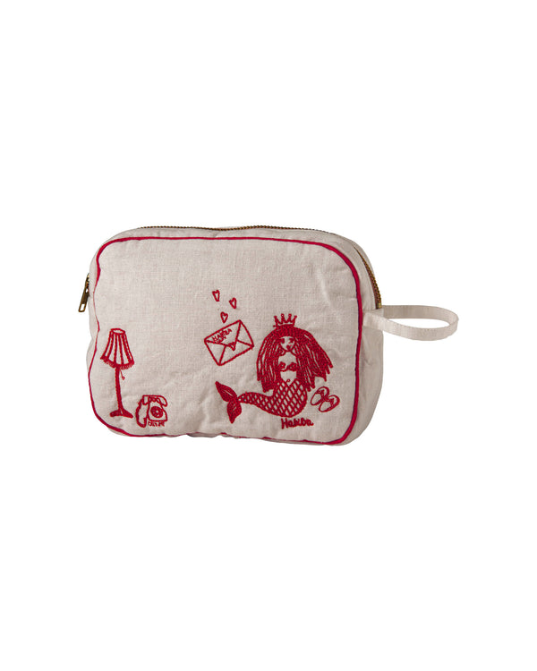 HABIBA VANESSA MAKEUP CLUTCH Makeup clutch IVORY